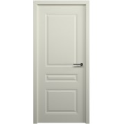 Межкомнатная дверь ALBERO Стиль-2 - эмаль, цвет латте (с врезкой под магнитный замок)