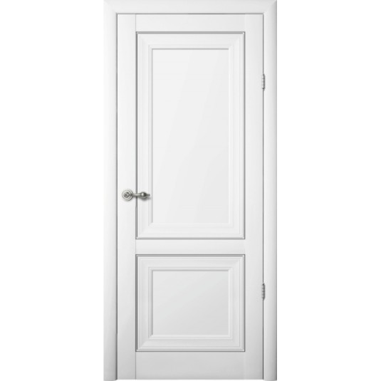 Дверь модель Прадо ALBERO серии Империя VINYL белый