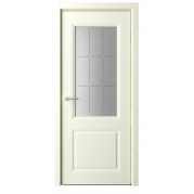 Межкомнатная дверь ALBERO Стиль-1 - эмаль, цвет слоновая кость, остеклённая (с врезкой под магнитный замок) Межкомнатная дверь ALBERO Стиль-1 - эмаль, цвет слоновая кость, остеклённая (с врезкой под магнитный замок)