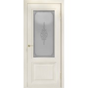 Межкомнатная дверь AVIDOOR Элеганс-01 - эмаль, цвет RAL 9001 со стеклом Межкомнатная дверь AVIDOOR Элеганс-01 - эмаль, цвет RAL 9001 со стеклом