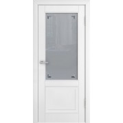 Межкомнатная дверь AVIDOOR Элеганс-02 - эмаль, цвет белый со стеклом Межкомнатная дверь AVIDOOR Элеганс-02 - эмаль, цвет белый со стеклом