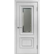Межкомнатная дверь AVIDOOR Муза - шпон натуральный, цвет ясень белый со стеклом Межкомнатная дверь AVIDOOR Муза - шпон натуральный, цвет ясень белый со стеклом