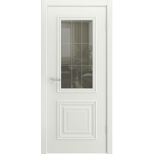 Межкомнатная дверь BPDOORS Турин-2 ДГ - эмаль, цвет RAL9010 остеклённая Межкомнатная дверь BPDOORS Турин-2 ДГ - эмаль, цвет RAL9010 остеклённая