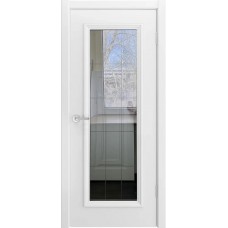 Дверь BP-DOORS Скалино 1 ДО Эмаль белая Стекло рефлектив