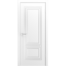Дверь BP-DOORS Favi В0 ДГ Эмаль Белая патина серебро