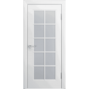 Межкомнатная дверь BPDOORS Provence-10 ДО-2 - эмаль, цвет белый, остеклённая  Межкомнатная дверь BPDOORS Provence-10 ДО-2 - эмаль, цвет белый, остеклённая