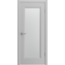 Дверь BP-DOORS VISION-1 ДО Эмаль RAL 7047 стекло сатинат