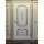 Межкомнатная дверь BPDOORS Соло R0 B3 - эмаль, цвет шампань патина белое золото