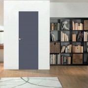 Скрытая дверь h-2300 мм Invisible ALU Black Revers Premium 55 мм с внутренним открыванием; под покраску Скрытая дверь h-2300 мм Invisible ALU Black Revers Premium 55 мм с внутренним открыванием; под покраску