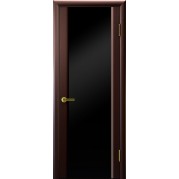 Межкомнатные двери СИНАЙ 3 (венге, стекло черное)  Межкомнатные двери СИНАЙ 3 (венге, стекло черное)