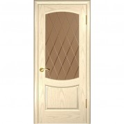 Лаура 2 дуб слоновая кость со стеклом Лаура 2 дуб слоновая кость со стеклом