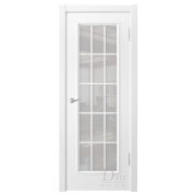 Межкомнатная дверь DIODOOR Криста-2 - эмаль, цвет белый, остеклённая Межкомнатная дверь DIODOOR Криста-2 - эмаль, цвет белый, остеклённая