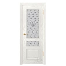 Межкомнатная Дверь DioDoor Цезарь-2 ясень белый со стеклом