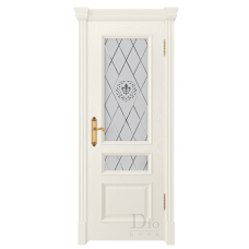Межкомнатная Дверь DioDoor Цезарь-2 багет Винтаж ясень жасмин со стеклом