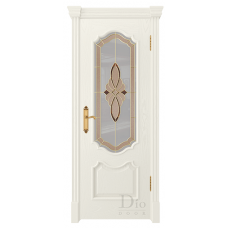 Межкомнатная Дверь DioDoor Каролина ясень жасмин со стеклом