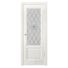 Межкомнатная Дверь DioDoor Онтарио-1 ФС ясень белый со стеклом