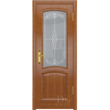 Межкомнатная Дверь DioDoor Ровере ФС анегри со стеклом Корено бронза