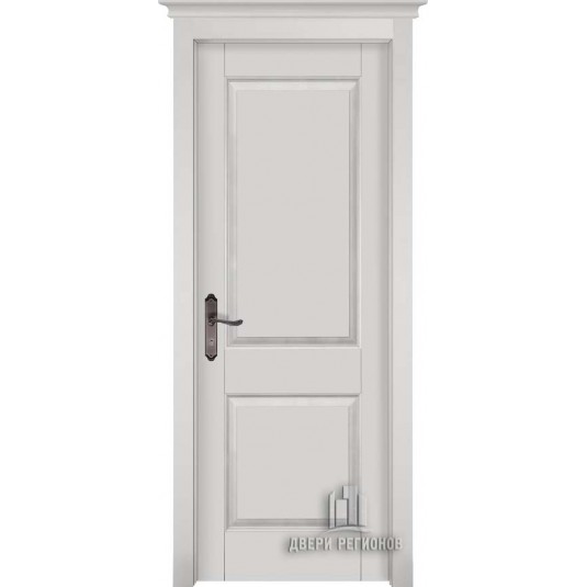 Дверь межкомнатная Элегия массив эмаль белая