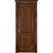 Межкомнатная дверь ОКА Фоборг - массив ольхи, цвет античный орех