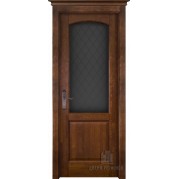 Межкомнатная дверь ОКА Фоборг - массив ольхи, цвет античный орех (остеклённая) Межкомнатная дверь ОКА Фоборг - массив ольхи, цвет античный орех (остеклённая)