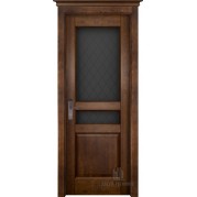 Межкомнатная дверь ОКА Гармония - массив ольхи, цвет античный орех (остеклённая) Межкомнатная дверь ОКА Гармония - массив ольхи, цвет античный орех (остеклённая)