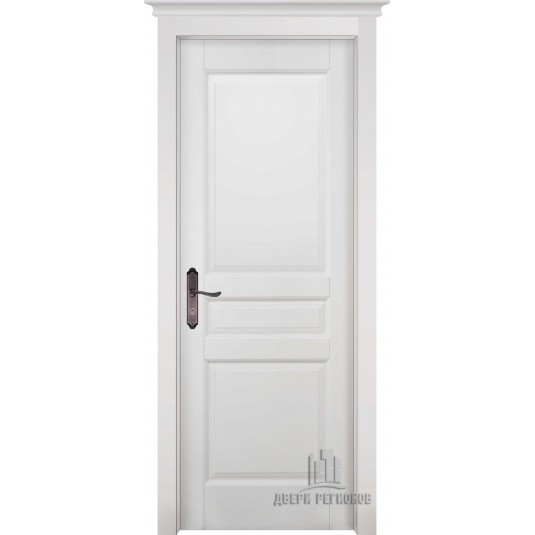 Дверь межкомнатная Гармония массив эмаль белая