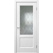 Межкомнатная Дверь Vetus 1.2 ясень белый со стеклом
