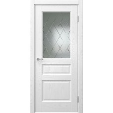 Межкомнатная Дверь Vetus 1.3 ясень белый со стеклом