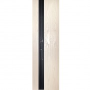 Межкомнатная дверь ДВОРЕЦКИЙ Лабиринт-1 ДО - шпон натуральный, цвет белый ясень, остеклённая