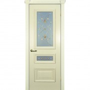 Дверь шпонированная Текона Фрейм 05 ДО2 Ясень слоновая кость