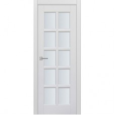 Межкомнатная дверь Турин-13 белая эмаль ДО