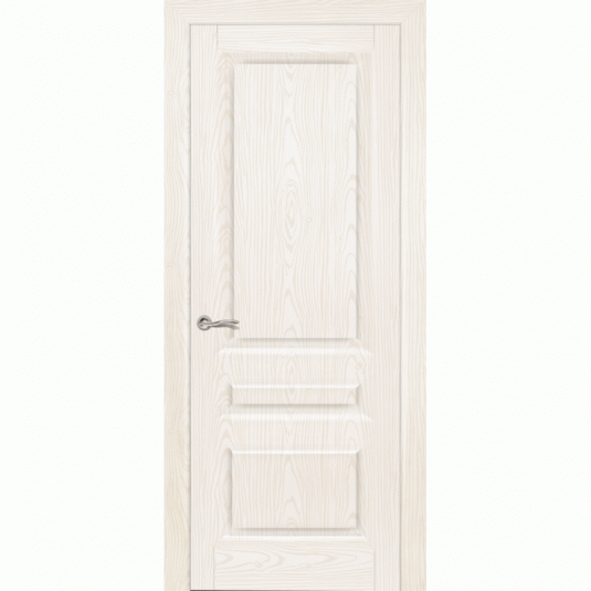 Дверь шпонированная Ситидорс Малахит-2 Classic ДГ Ясень белый