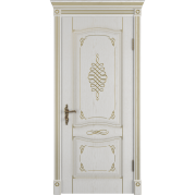Дверь ВФД Classic Art Vesta Bianco Classic с золотой патиной