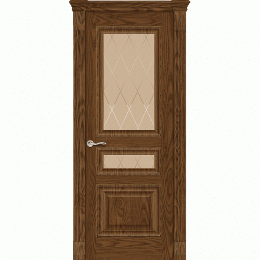 Дверь шпонированная Ситидорс Бристоль-2 ДО Дуб мореный