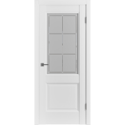 Дверь ВФД Emalex Emalex 2 Emalex Ice белое сатинированное стекло с алмазной гравировкой