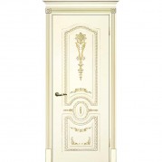 Дверь эмаль Текона Smalta 11 ДГ Слоновая кость RAL 1013 патина золото Дверь эмаль Текона Smalta 11 ДГ Слоновая кость RAL 1013 патина золото