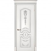 Дверь эмаль Текона Smalta 11 ДГ Белый RAL 9003 патина серебро Дверь эмаль Текона Smalta 11 ДГ Белый RAL 9003 патина серебро