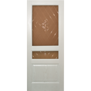 Межкомнатная дверь ДВОРЕЦКИЙ Готика ДО - шпон натуральный, цвет белый ясень, остеклённая Межкомнатная дверь ДВОРЕЦКИЙ Готика ДО - шпон натуральный, цвет белый ясень, остеклённая