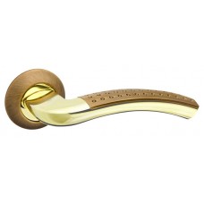 Межкомнатная ручка Fuaro INTRO RM AB/GP-7 бронза/золото