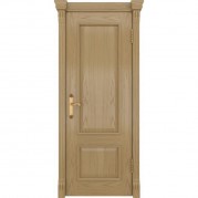 Межкомнатная дверь DIODOOR Цезарь-1 - шпон натуральный, цвет дуб светлый