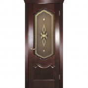 Дверь шпонированная Текона Фрейм 01 ДО Красное дерево Дверь шпонированная Текона Фрейм 01 ДО Красное дерево