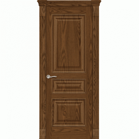 Дверь шпонированная Ситидорс Бристоль-2 ДГ Дуб мореный