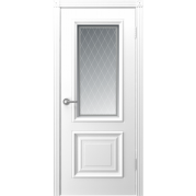 Межкомнатная дверь BPDOORS Акцент ДО-4 - эмаль, цвет белый, остеклённая Межкомнатная дверь BPDOORS Акцент ДО-4 - эмаль, цвет белый, остеклённая