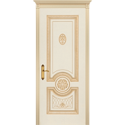 Межкомнатная дверь BPDOORS Гамма корона B3 - эмаль, цвет слоновая кость патина золото Межкомнатная дверь BPDOORS Гамма корона B3 - эмаль, цвет слоновая кость патина золото