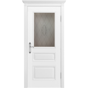Межкомнатная дверь BPDOORS Трио В1 ДО-2 - эмаль, цвет белый, остеклённая Межкомнатная дверь BPDOORS Трио В1 ДО-2 - эмаль, цвет белый, остеклённая