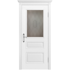 Дверь BP-DOORS Трио В1 ДО2 Эмаль белая
