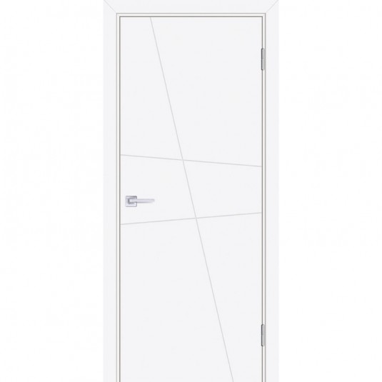 Дверь эмаль Текона Smalta-Line 02 ДГ Белый RAL 9003