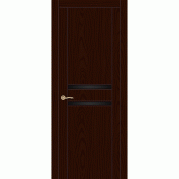 Межкомнатная дверь CITYDOORS Турин-2 ДО - шпон натуральный, цвет ясень шоколад, остеклённая Межкомнатная дверь CITYDOORS Турин-2 ДО - шпон натуральный, цвет ясень шоколад, остеклённая