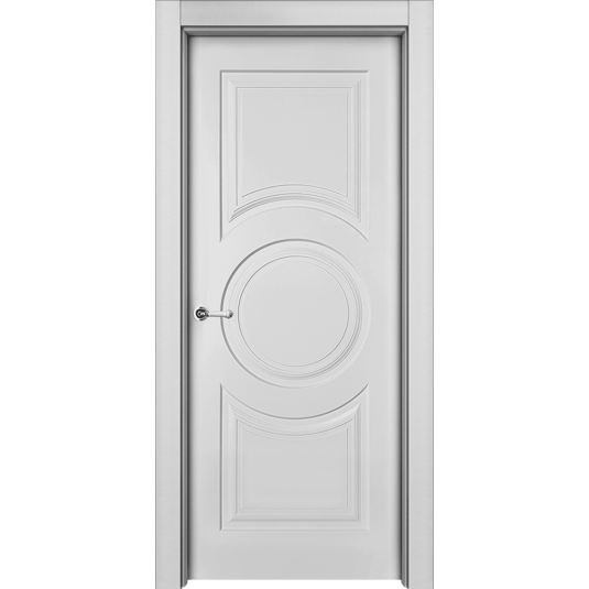 Межкомнатная дверь OFRAM Метро - эмаль, цвет белый (с врезкой под магнитный замок) Межкомнатная дверь OFRAM Метро - эмаль, цвет белый (с врезкой под магнитный замок)
