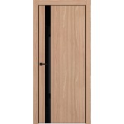 Межкомнатная дверь PORTIKA Porta-51 4AB  - GlossMat, Natural Oak черное стекло (с магнитным замком)  Межкомнатная дверь PORTIKA Porta-51 4AB  - GlossMat, Natural Oak черное стекло (с магнитным замком)
